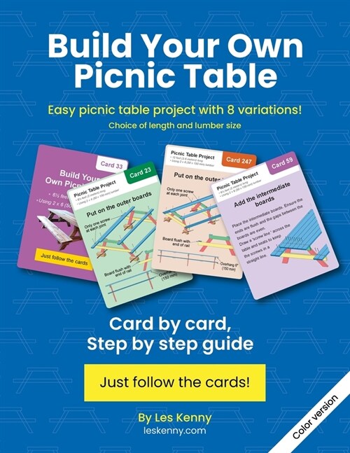 Build Your Own Picnic Table (Paperback, Color Version)