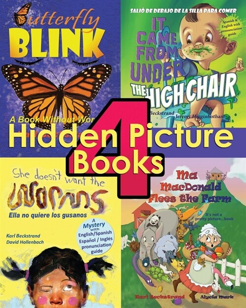 4 Hidden Picture Books for Kids: Food, Bugs & Finding Fun (Paperback)