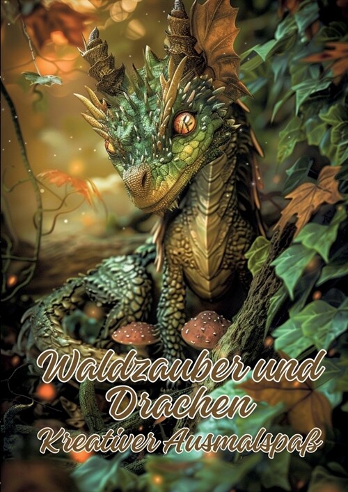 Waldzauber und Drachen: Kreativer Ausmalspa? (Paperback)