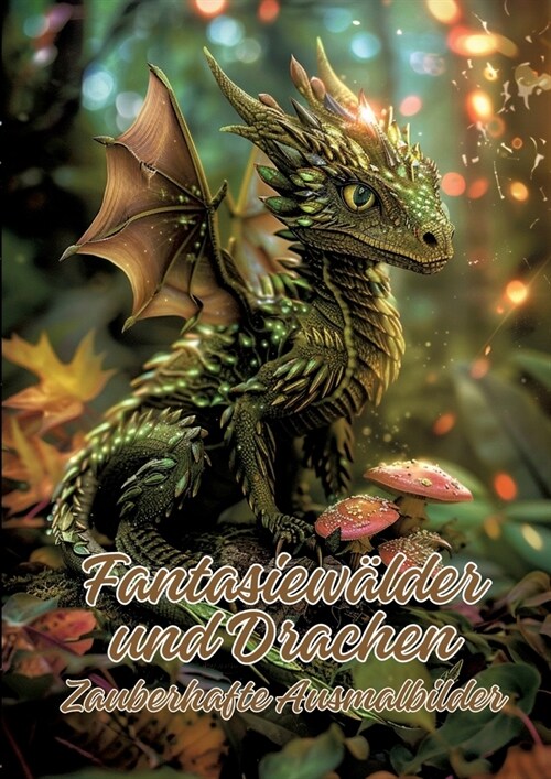 Fantasiew?der und Drachen: Zauberhafte Ausmalbilder (Paperback)