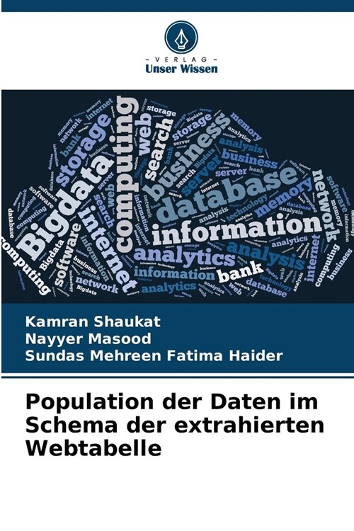 Population der Daten im Schema der extrahierten Webtabelle (Paperback)