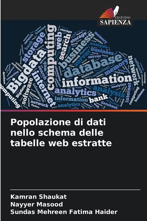 Popolazione di dati nello schema delle tabelle web estratte (Paperback)