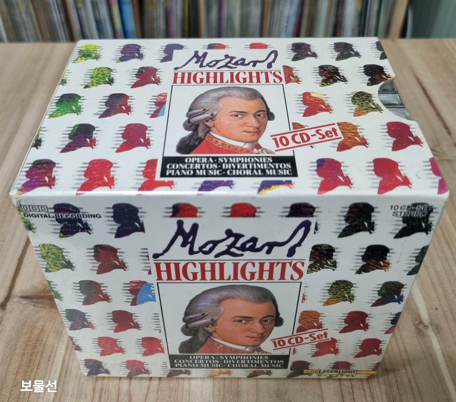[중고] [10CD 수입 Box Set] Mozart – Highlights