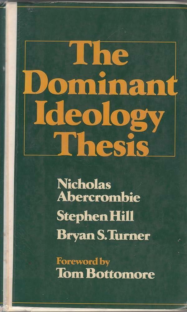 [중고] The Dominant Ideology Thesis (RLE Social Theory) (Paperback)