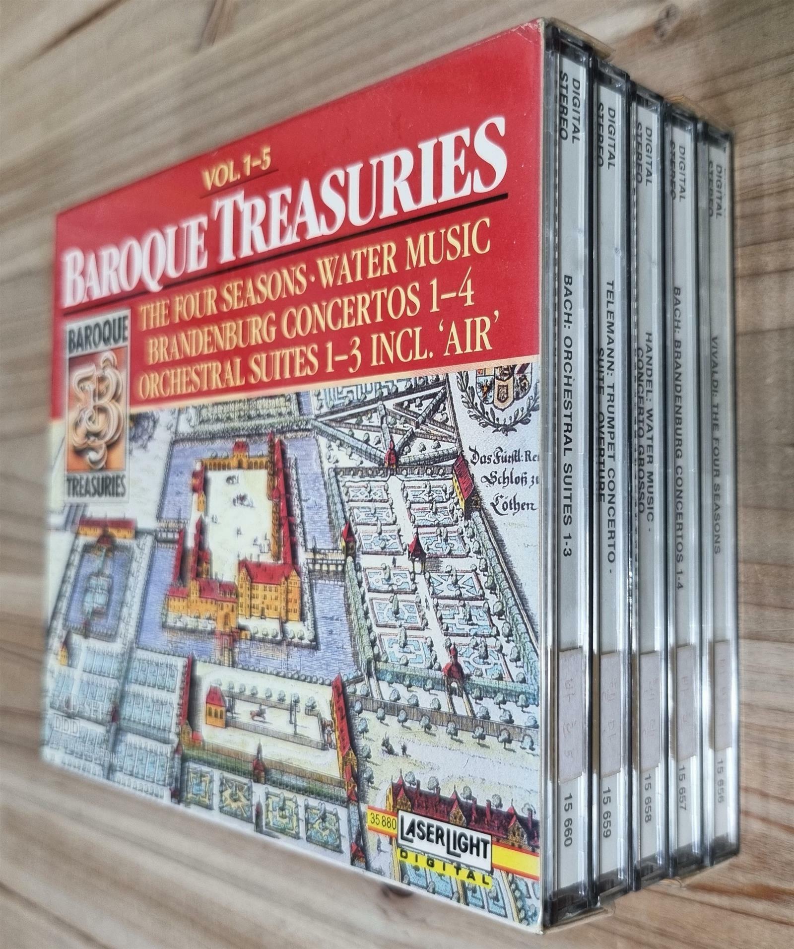 [중고] [5CD 수입 Box Set] Baroque Treasuries 1 ~ 5