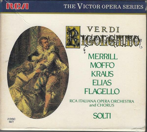 [중고] Verdi – Rigoletto / Merrill, Moffo, Kraus, Elias, Flagello, Solti, 2CDs