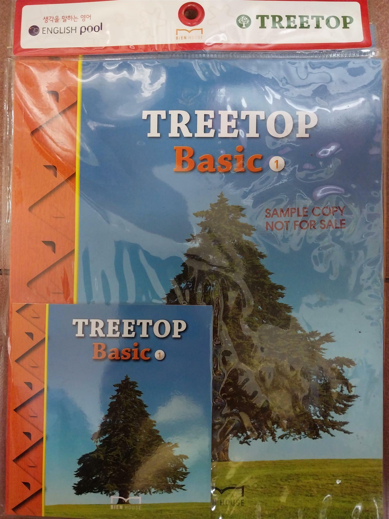 [중고] TREETOP Basic(1)-CD1매-생각을 말하는 영어 사고력중심회화전문교재 (0)