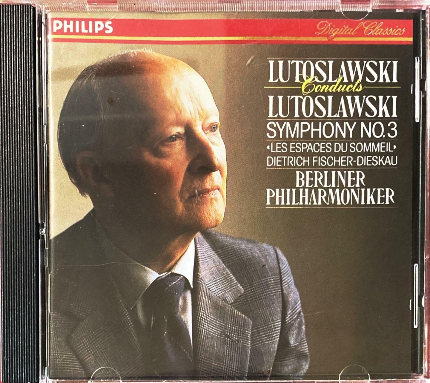 [중고] Lutoslawski: Symphony No.3 / Dietrich Fisher-Dieskau, Witold Lutoslawski