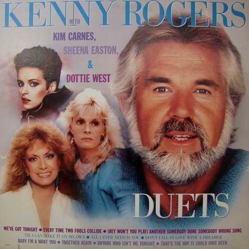 [중고] [수입 빈티지 LP] Kenny Rogers With Kim Carnes, Sheena Easton & Dottie West – Duets  [1984 USA 초판] ex/ex