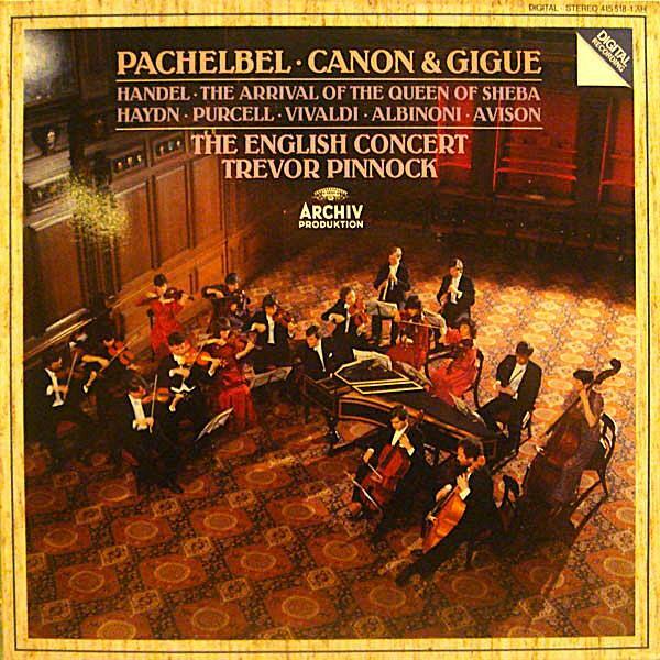 [중고] [수입빈티지 LP -독일초판 1985] Pachelbel: Canon, Handel: The Arrival Of The Queen, Vivaldi  by Trevor Pinnock