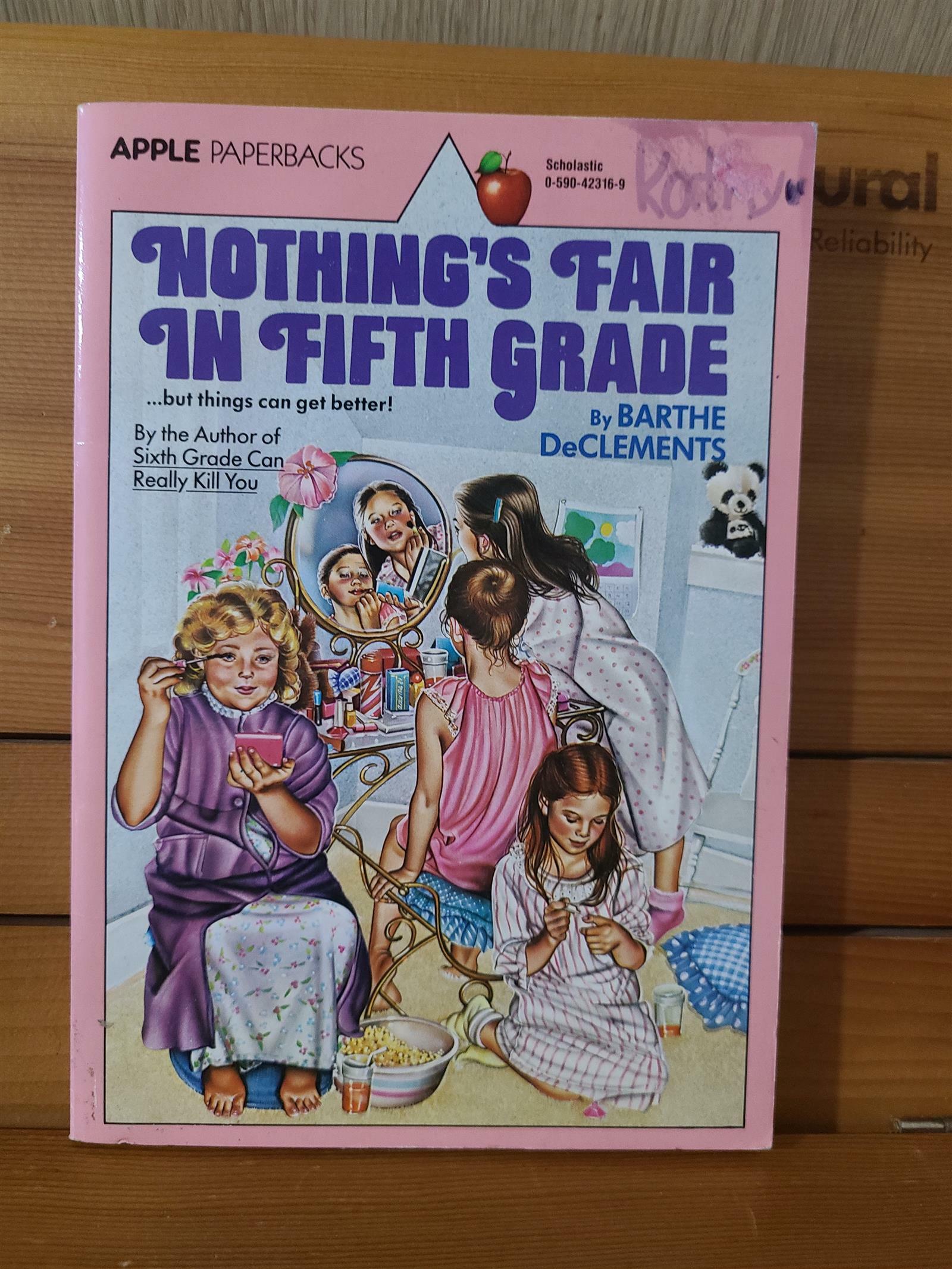 [중고] Nothing‘s Fair in Fifth Grade (Paperback) ((Paperback))