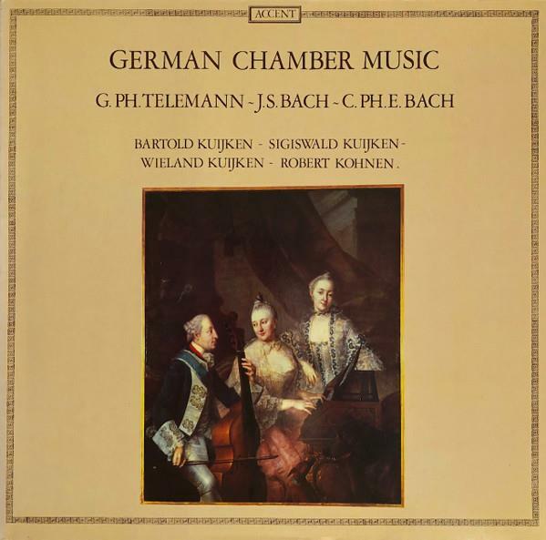 [중고] German Chamber Music -Telemann, J.S. Bach, C.Ph. E. Bach / Kuijken, Kuijken, Kohnen