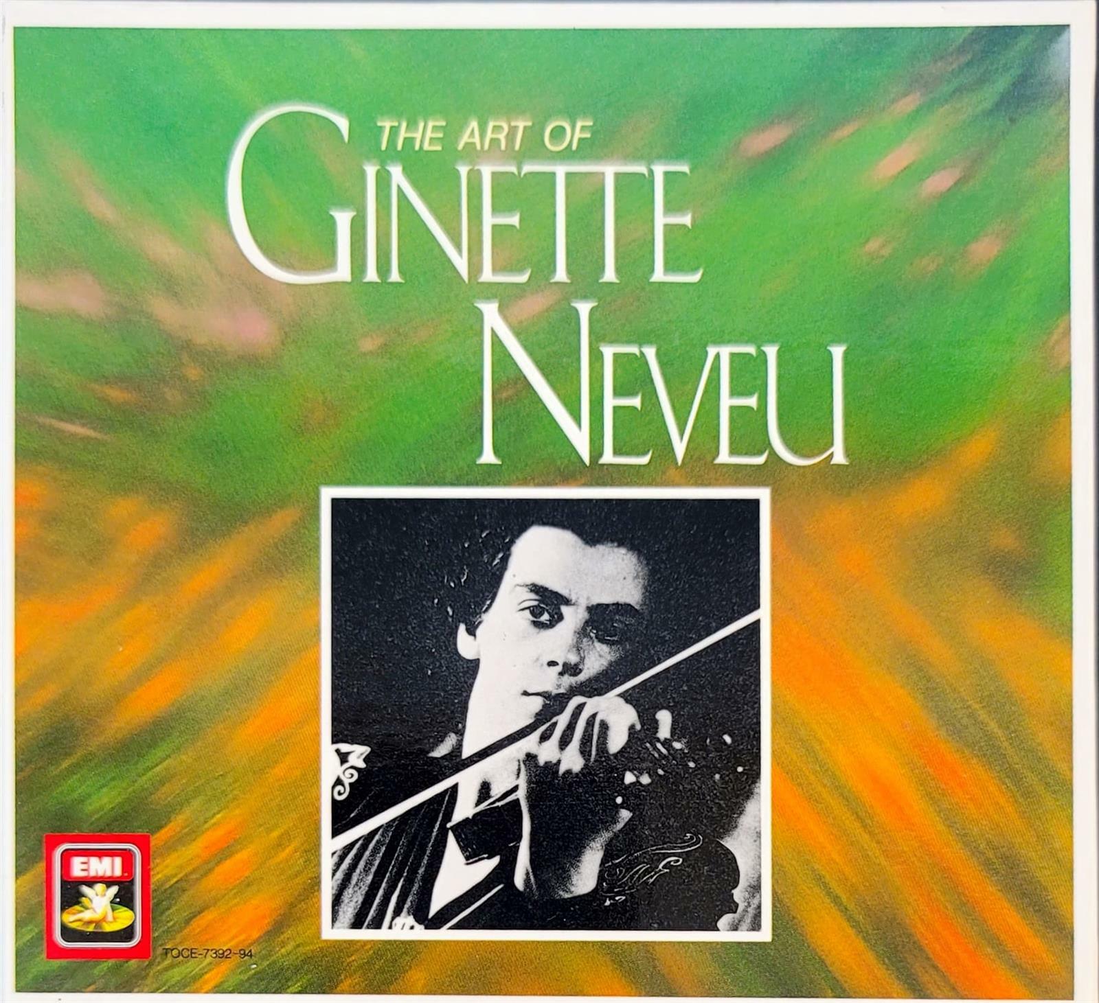 [중고] [3CD] The Art of Ginette Neveu 지네트 느뵈의 예술 [1991년 도시바 EMI 발매]