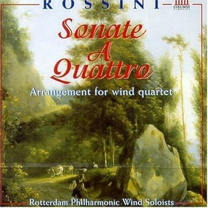 [중고] Rossini : Sonate a Quattro Arrangement For Wind Quartet