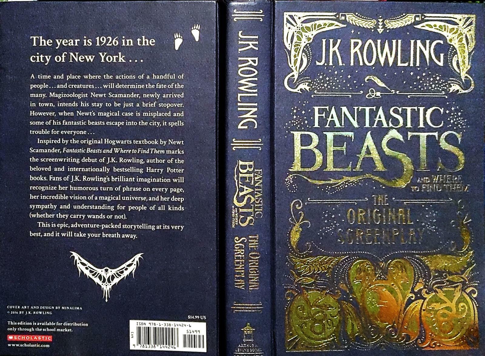[중고] Fantastic Beasts and Where to Find Them: A Harry Potter Hogwarts Library Book (Hardcover)