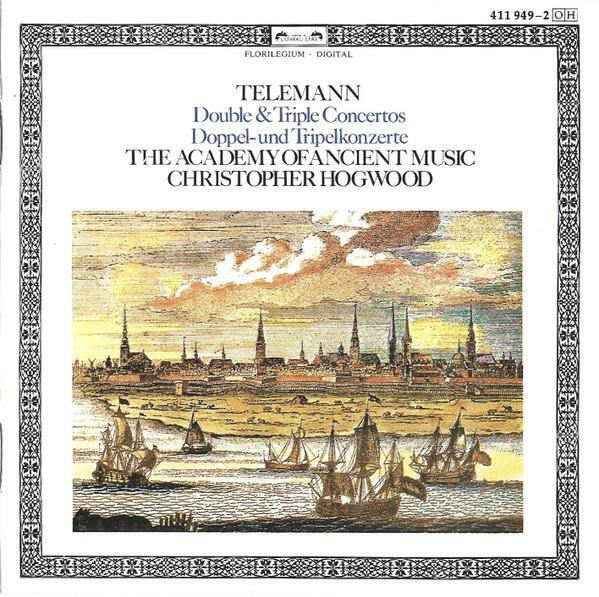 [중고] [수입] Telemann – Double & Triple Concertos ,  Christopher Hogwood / The Academy Of Ancient Music,