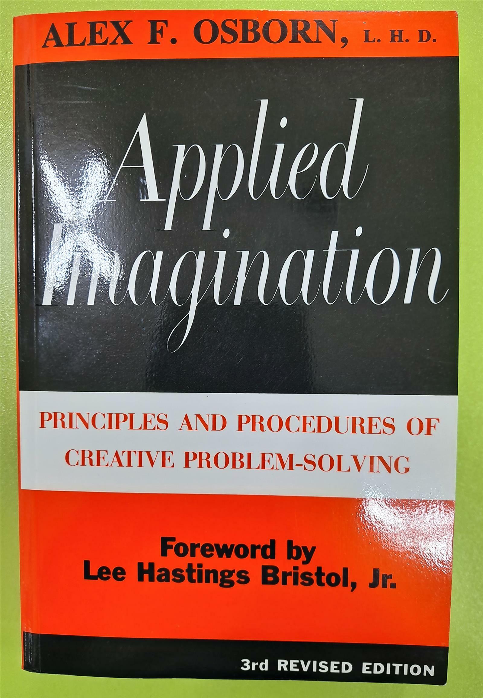 [중고] Applied Imagination: Principles and Procedures of Creative Thinking Paperback – January 1, 1979 (book)
