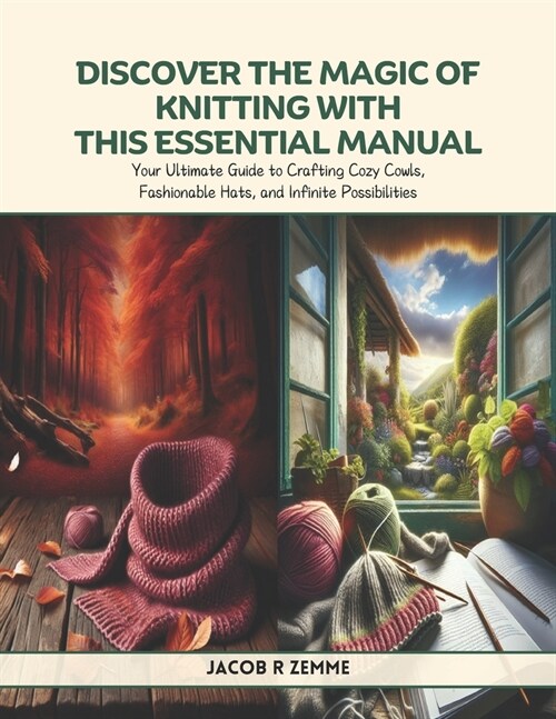 Discover the Magic of Knitting with This Essential Manual: Your Ultimate Guide to Crafting Cozy Cowls, Fashionable Hats, and Infinite Possibilities (Paperback)