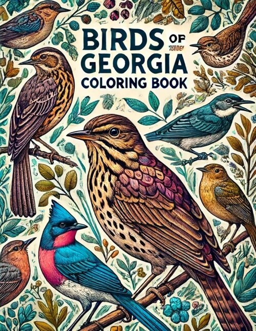 Birds of Georgia Coloring Book (Paperback)