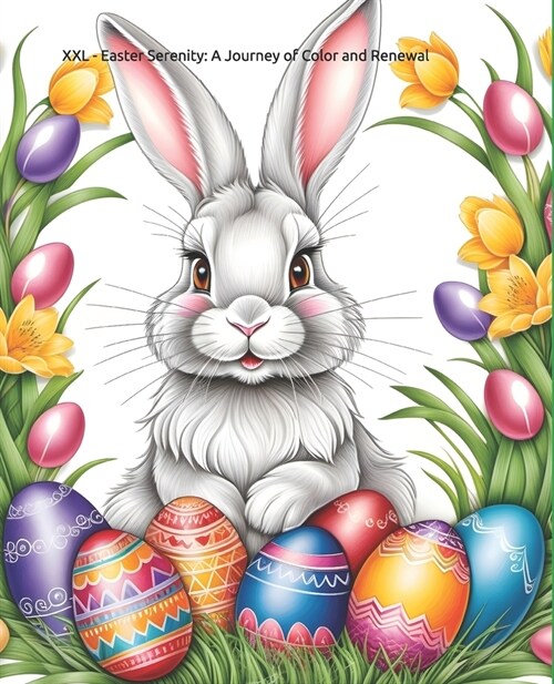 XXL - Easter Serenity: A Journey of Color and Renewal: Rediscover the Joy of Easter Through Relaxing Coloring with 100 amazing motives (Paperback)