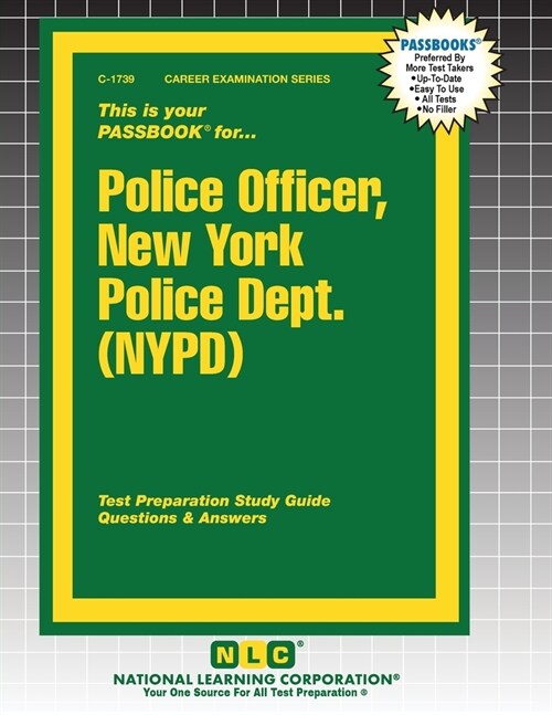 Police Officer, New York Police Dept. (NYPD) (Paperback)