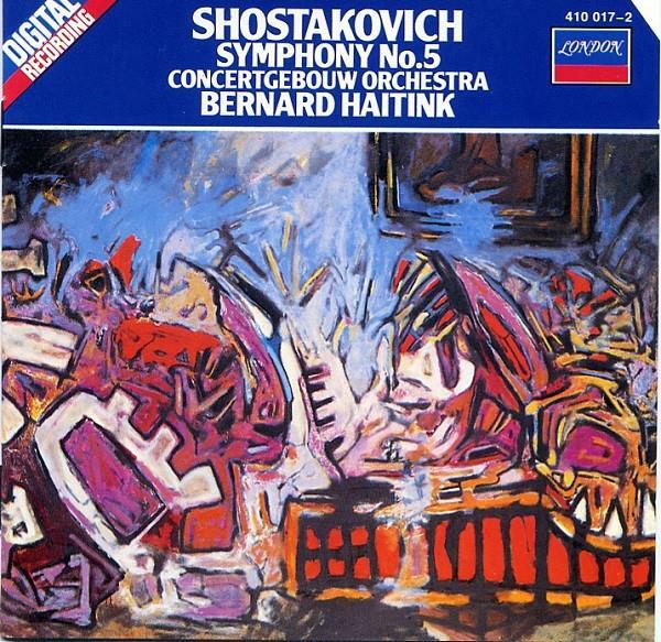 [중고] [수입 =W.Germany] Shostakovich,– Symphony No. 5 by  Bernard Haitink (Barcode: 028941001726) 