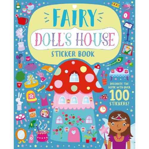 Fairy Dolls House Sticker Book (Paperback)