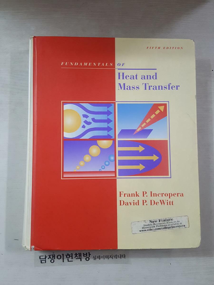 [중고] Fundamentals of Heat and Mass Transfer, 5th Edition (Hardcover, 5th)