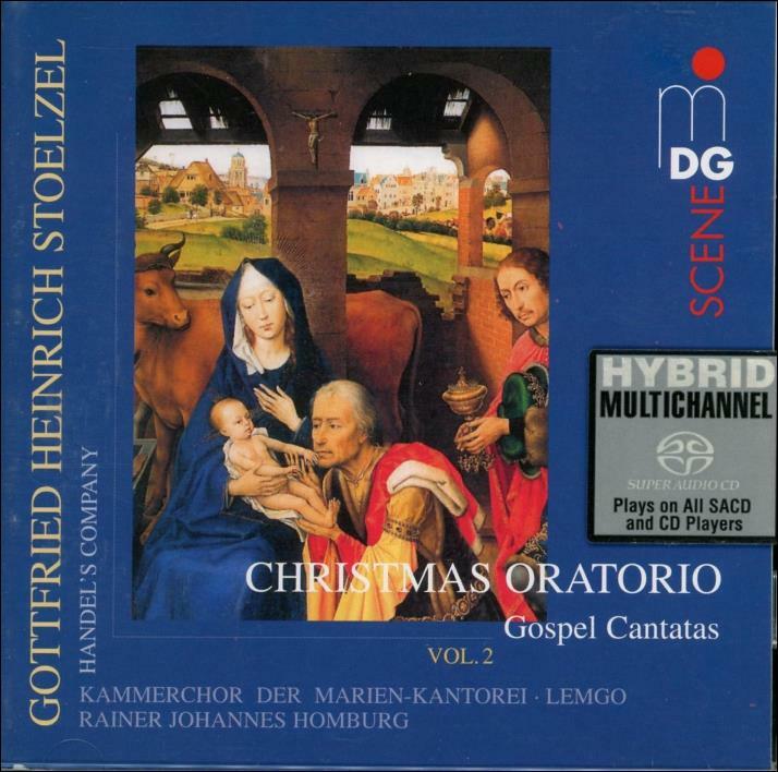 [중고] 슈첼 :크리스마스 오라토리오 (Christmas Oratorio Vol.2)(Gospel Cantatas) - 홈부르크(Johannes Homburg)(독일발매)(SACD)