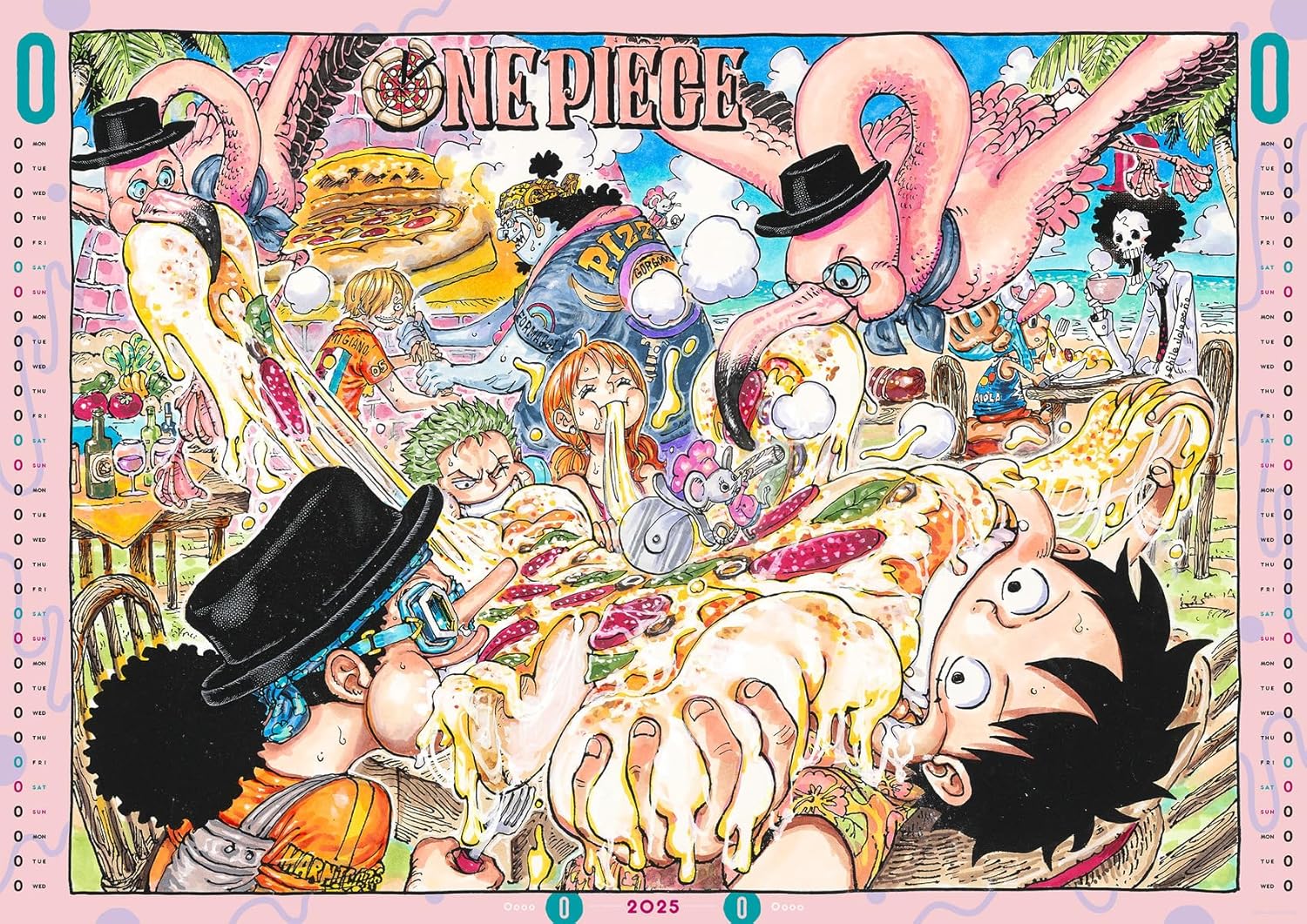 『ONE PIECE』コミックカレンダ-(大判)2025 (マルチメディア)