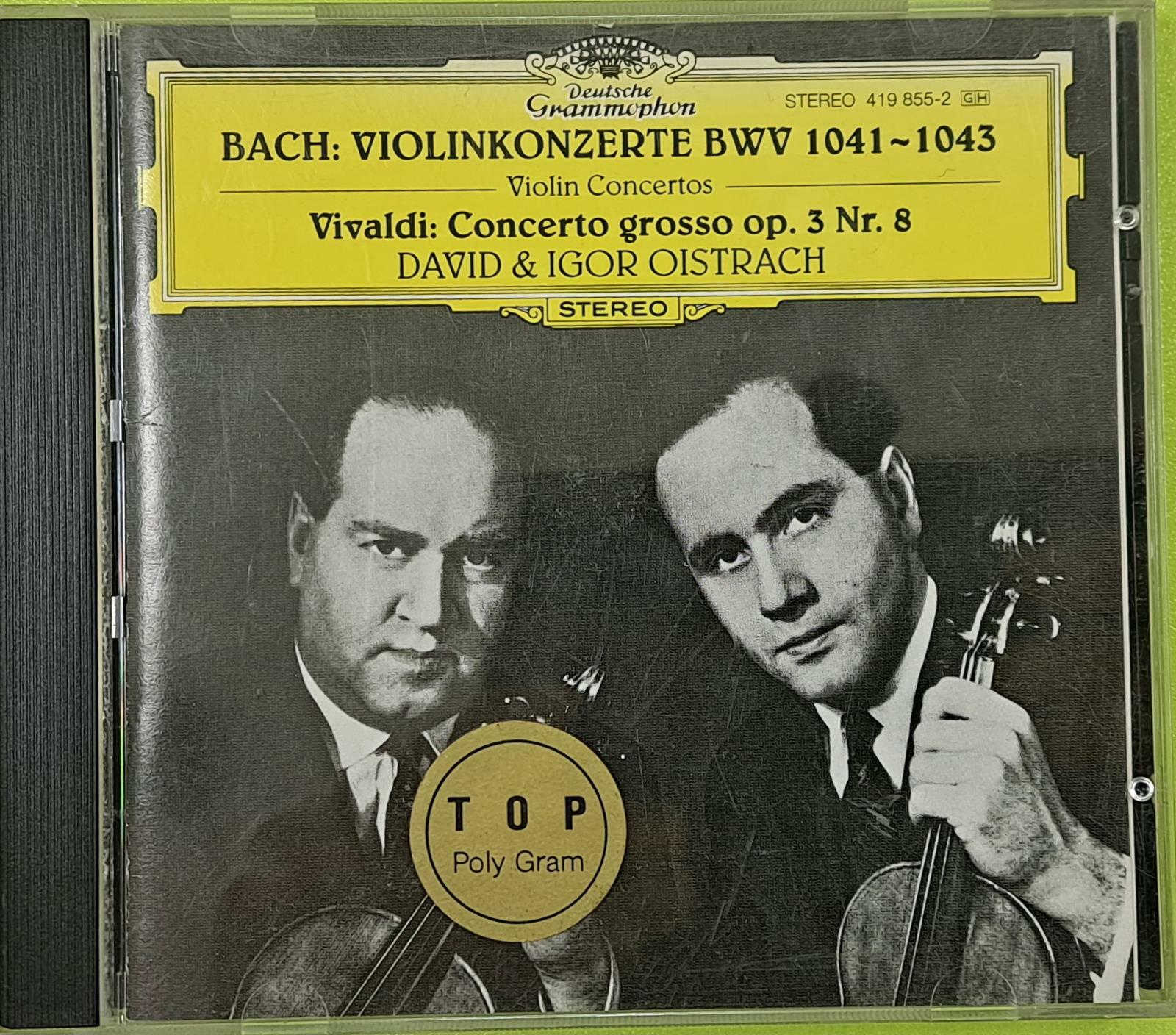 [중고] [CD]  David & Igor Oistrakh / Bach: Violin Concertos BWV 1041-1043, Vivaldi: 2 Violin Concerto