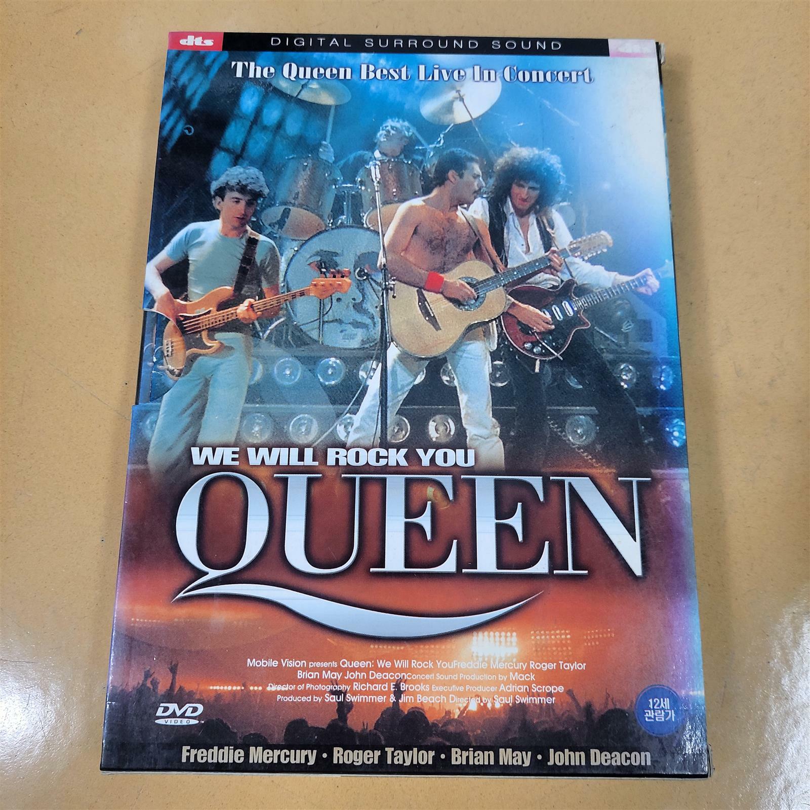 [중고] [dvd] QUEEN -WE WILL ROCK YOU <The Queen Best Live In Concert