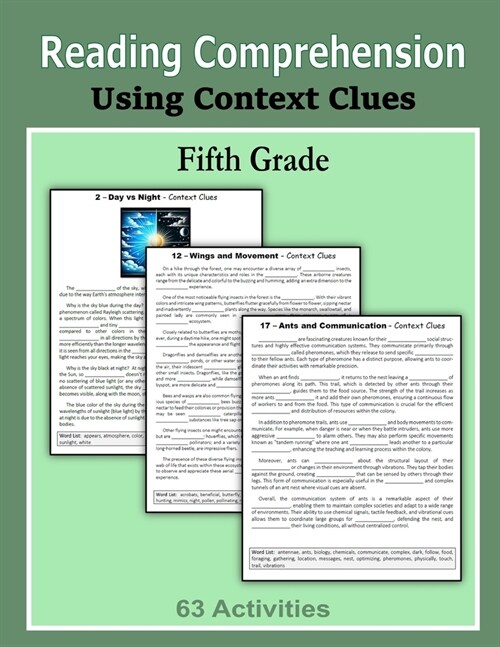 Reading Comprehension - Using Context Clues - Fifth Grade (Paperback)