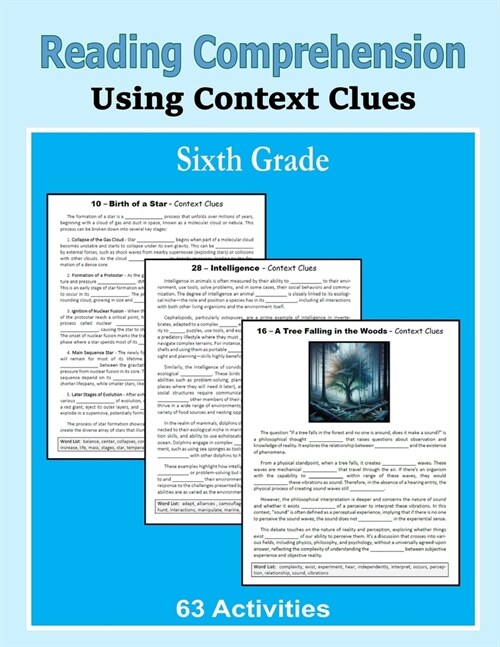 Reading Comprehension - Using Context Clues - Sixth Grade (Paperback)