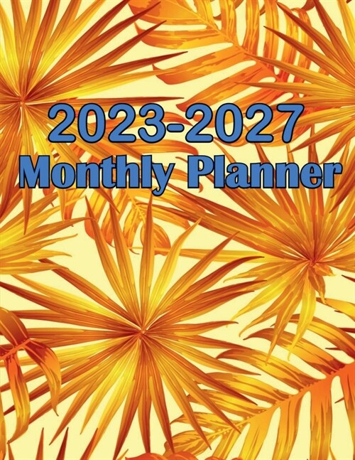 2023-2027 Monthly Planner perfect Gift for Women: 5 Years Pocket Organizer with Elegant Cover for Women (Paperback)