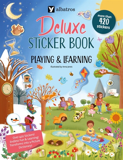 Playing and Learning. Deluxe Sticker Book (Paperback)