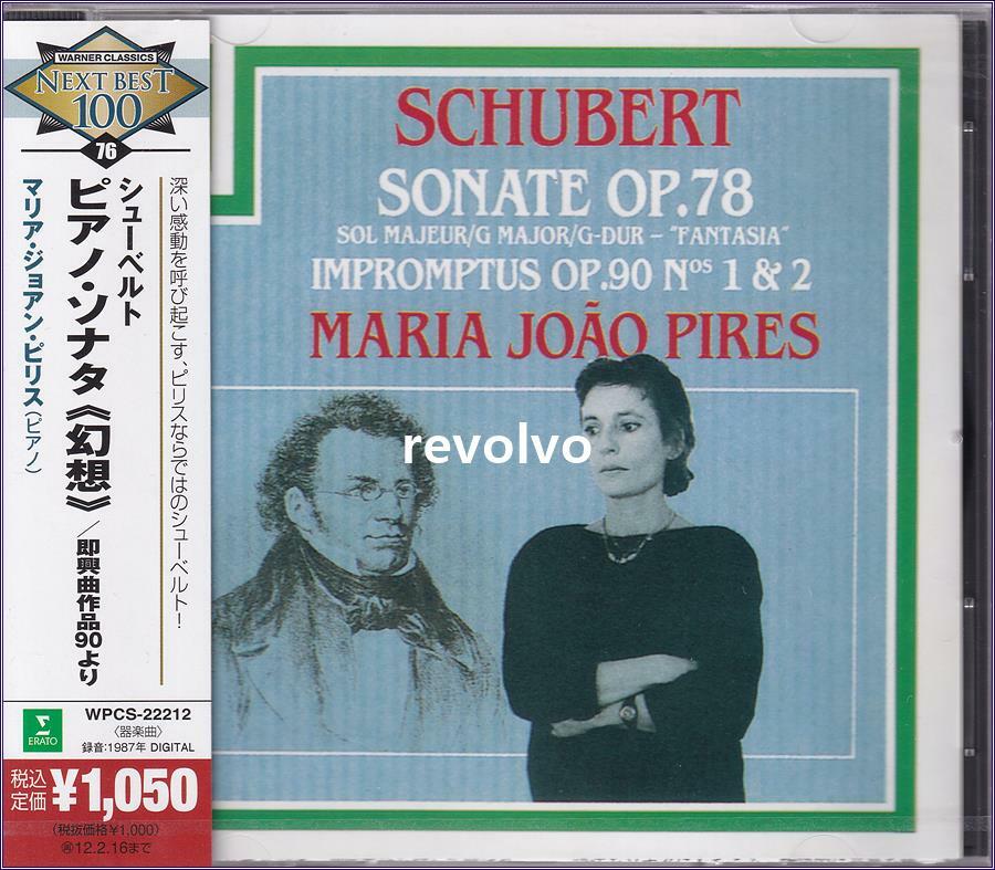 [중고] Schubert : Piano Sonata D.894,Impromptu / Maria Joao Pires 