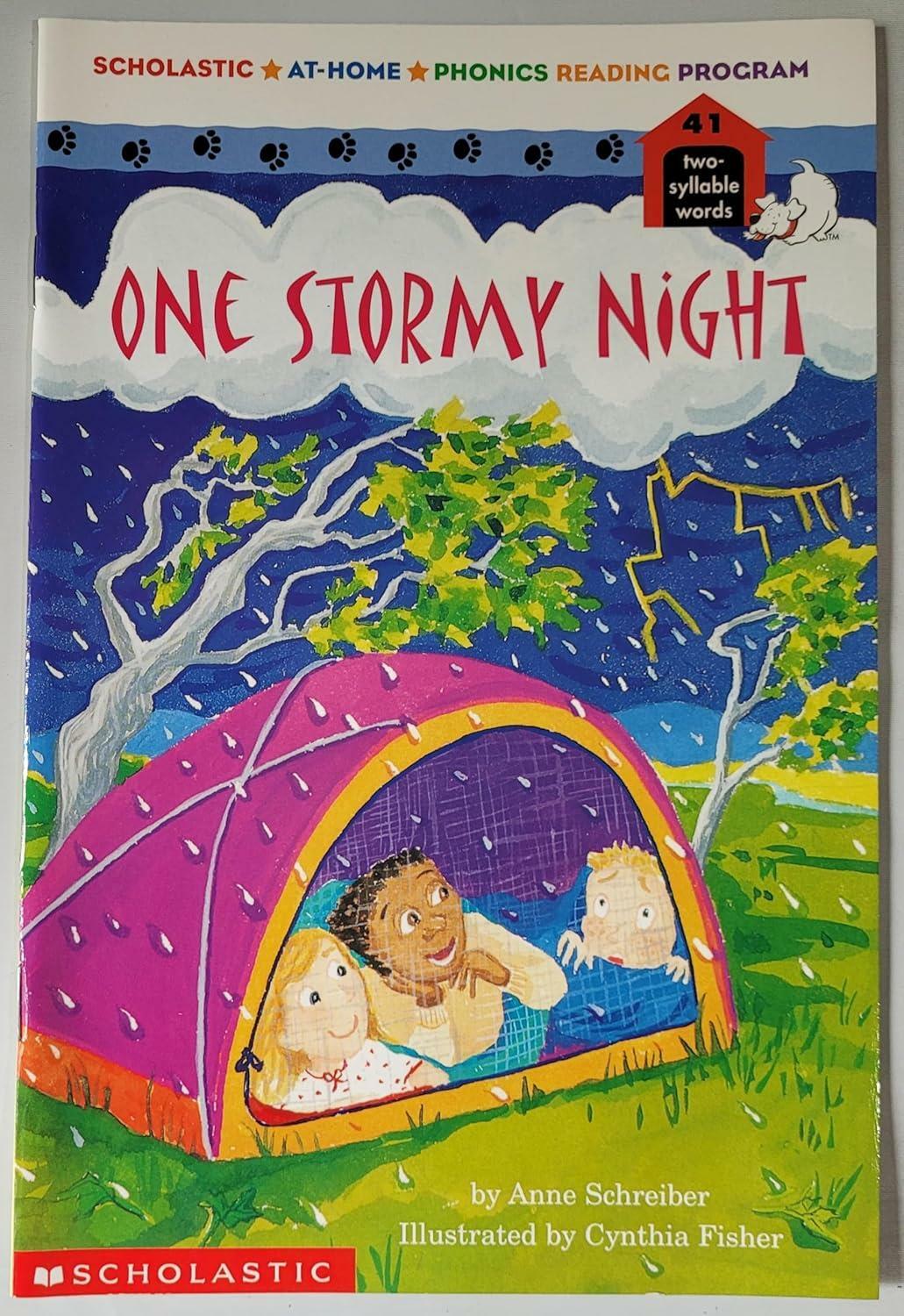 [중고] One stormy night (Scholastic at-home phonics reading program) (paperback)