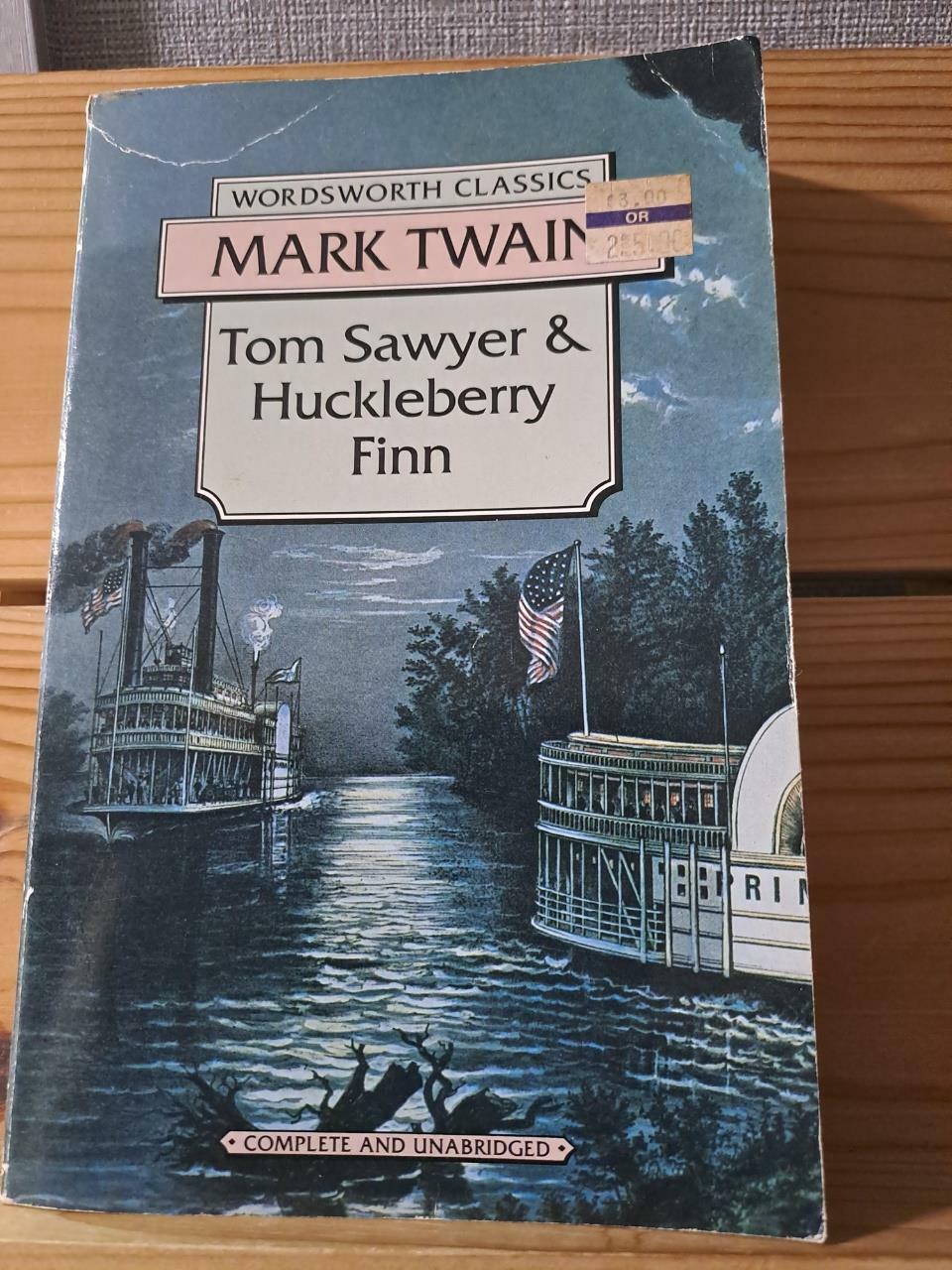 [중고] Tom Sawyer & Huckleberry Finn (Paperback)