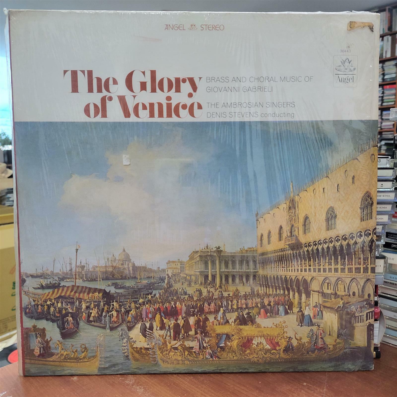 [중고] [LP] The Glory of Venice | AMBROSIAN SINGERS | DENIS STEVENS conducting