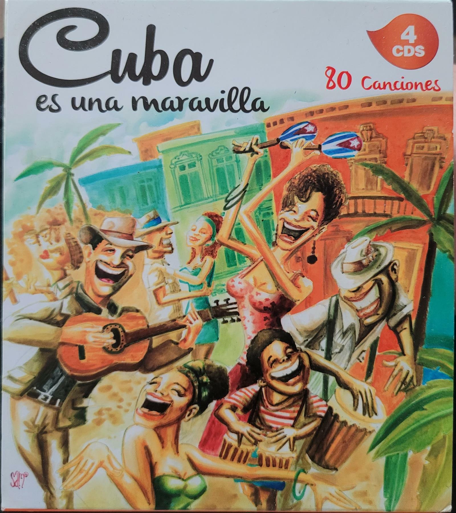 [중고] [수입] Cuba es Una Maravilla (4CD 80 Canciones ) 