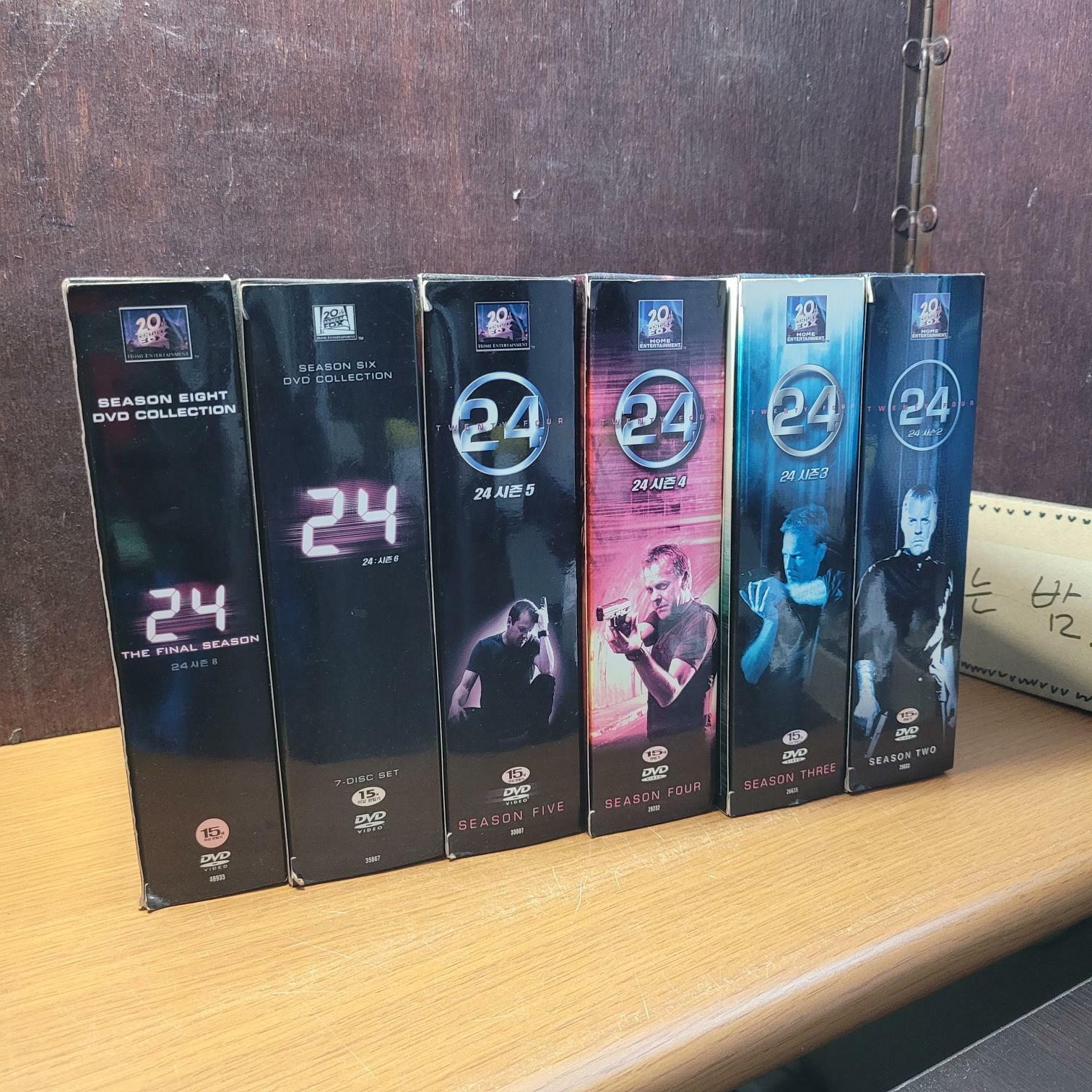 [중고] 폭스 미드 24 시즌 2, 3, 4, 5, 6, 8 DVD 세트 [상급/실사진 참고]