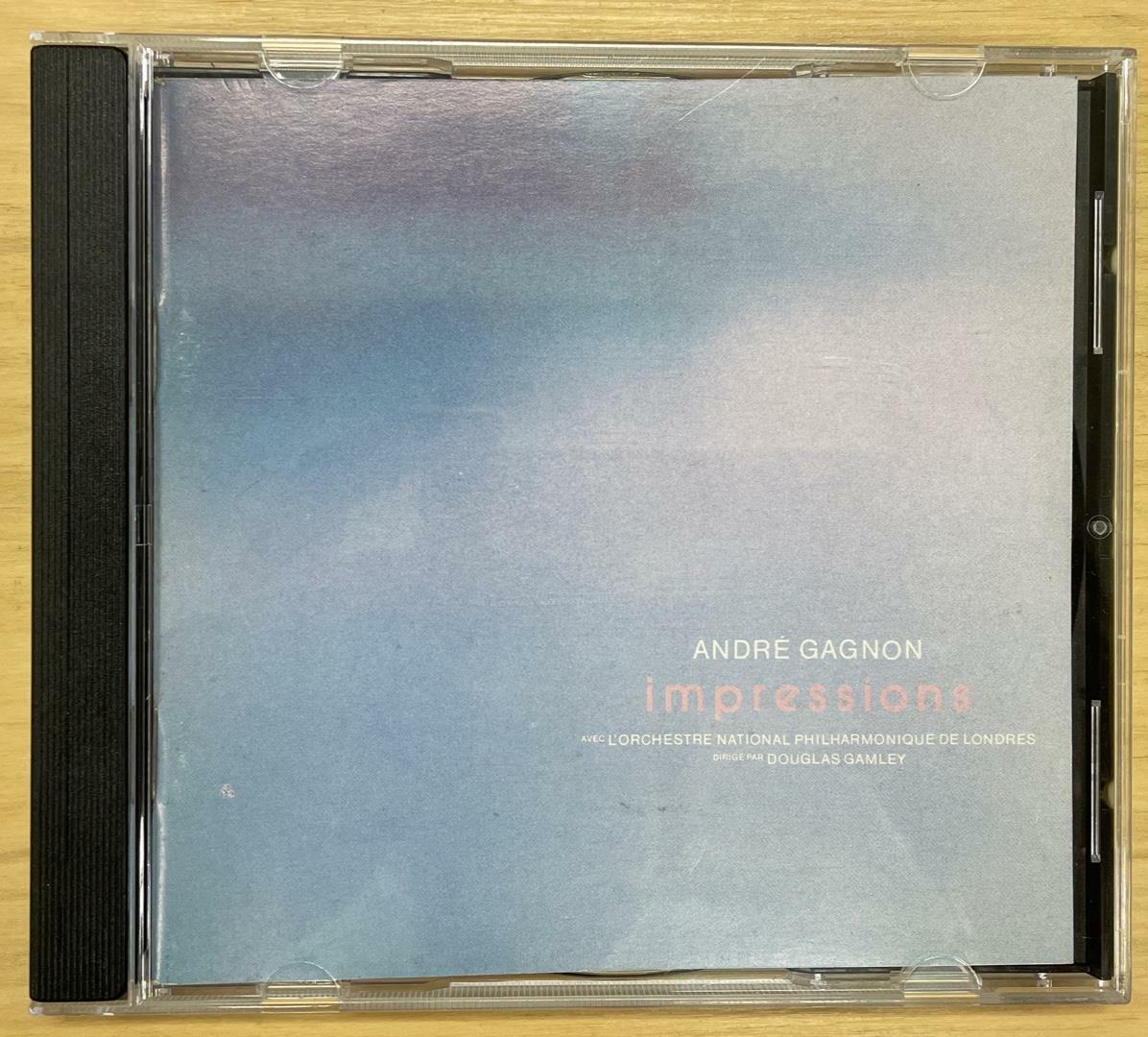 [중고] (수입CD)impressions - andre gagnon / sony / 상태 : 상 (설명과 사진 참고)