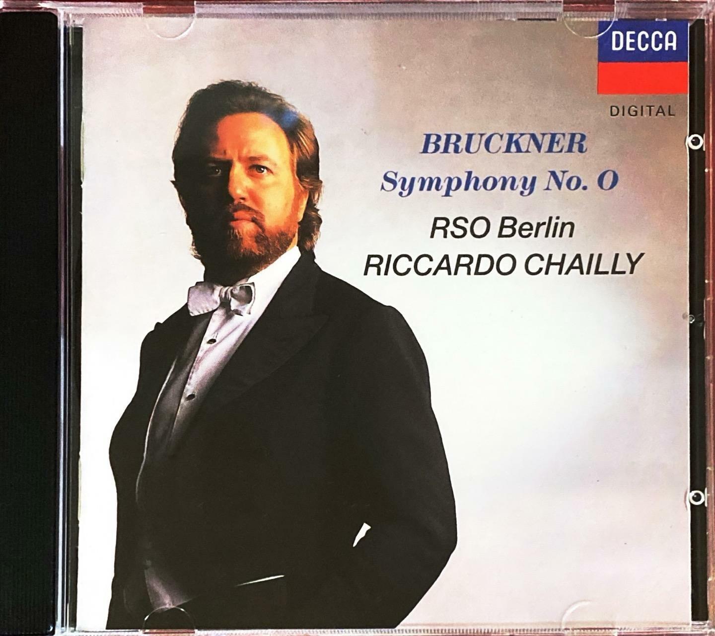 [중고] Bruckner: Symphony No.0, Overture in G/ Chailly