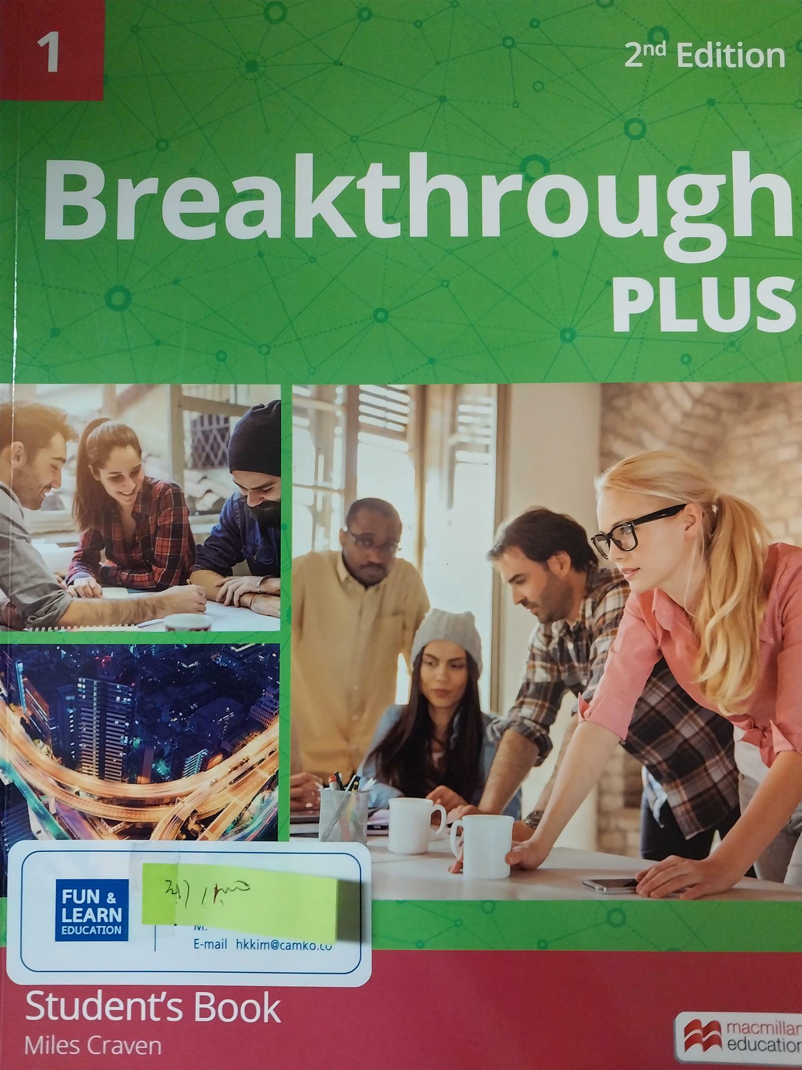 [중고] Breakthrough Plus 2nd Edition Level 1 Student‘s Book + Digital Student‘s Book Pack - Asia (Package)