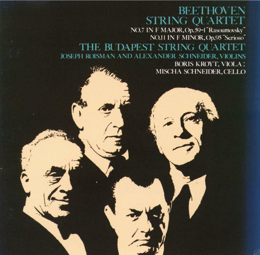 [중고] 부다페스트 콰르텟 - Budapest String Quartet - Beethoven String Quartet Nos.7 , 11 [일본발매]