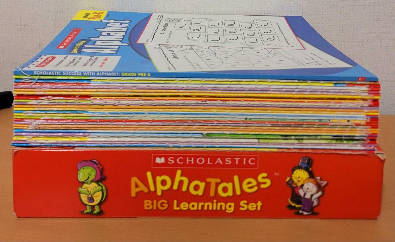 [중고] alphatales big learning set 전26권+가이드북