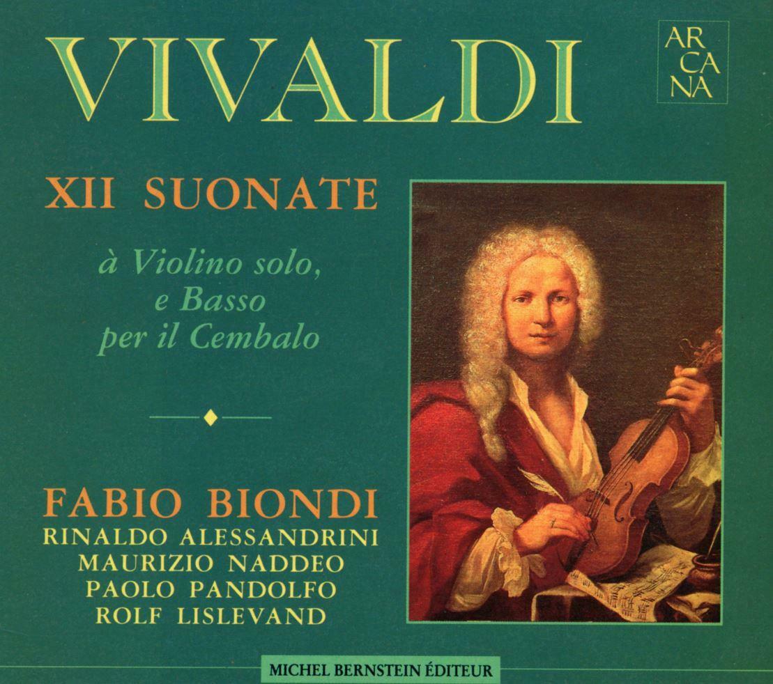 [중고] 파비오 비온디 - Fabio Biondi - Vivaldi XII Suonate À Violino Solo, E Basso Per Il Cembalo 2Cds [E.U발매]