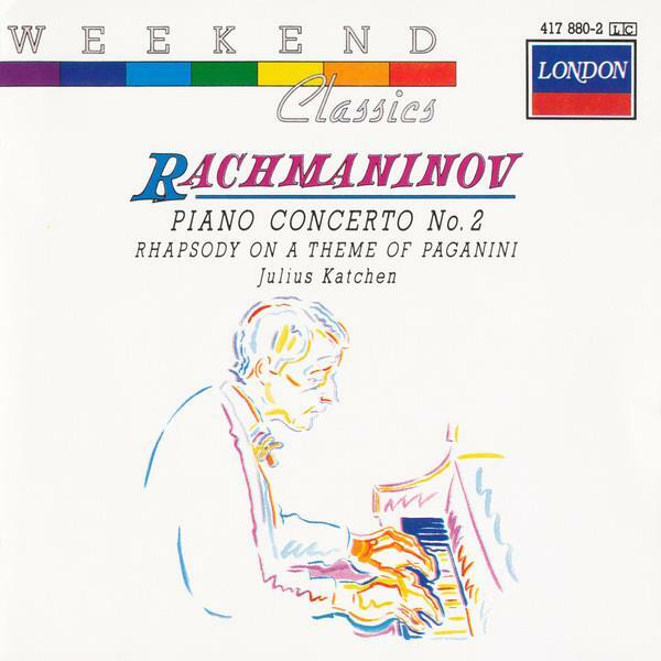 [중고] (수입) Rachmaninov, Julius Katchen – Piano Concerto No. 2 / Rhapsody On A Theme Of Paganini