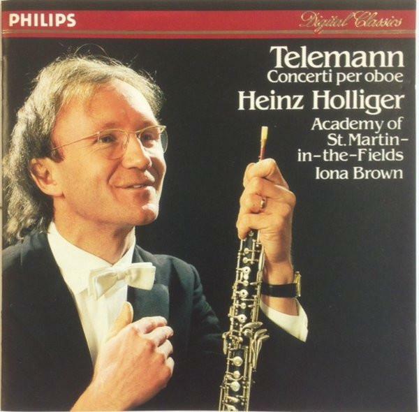 [중고] (수입) Telemann – Concerti Per Oboe : Heinz Holliger, Academy Of St. Martin-in-the-Fields, Iona Brown
